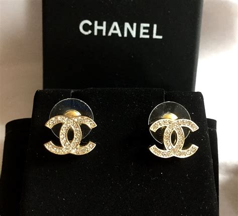 chanel studs uk|pre owned Chanel earrings.